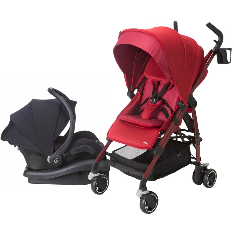 Maxi-Cosi Dana + Mico 30 Travel System – Red Rumor/Night Black