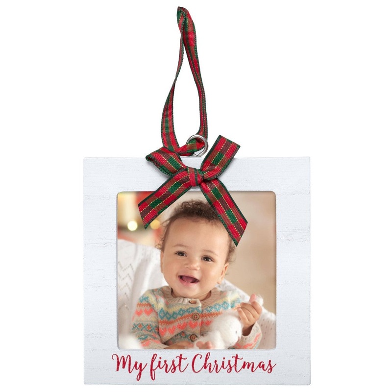 “My First Christmas” Holiday Photo Ornament
