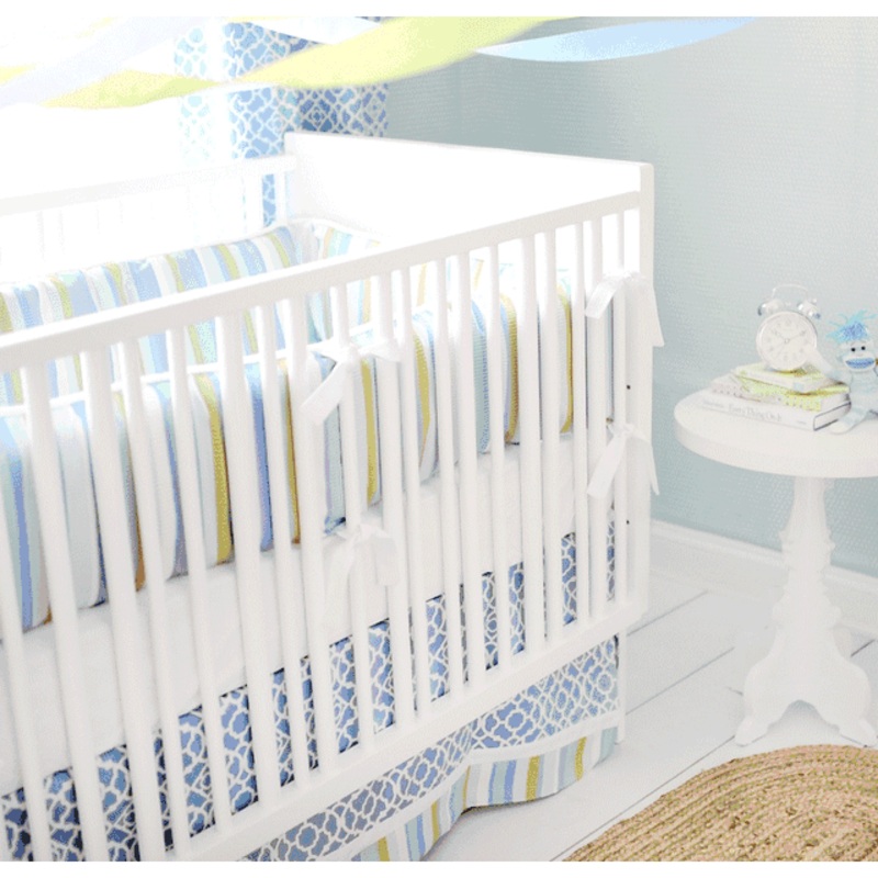 New Arrivals By the Bay 4 Piece Baby Crib Bedding Set