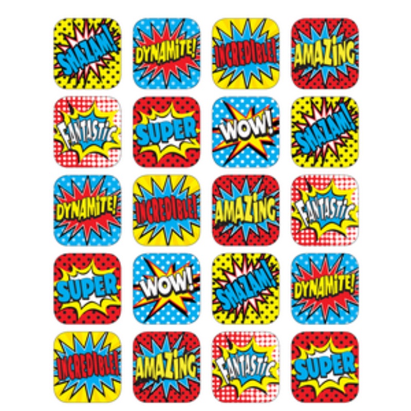 Superhero Stickers