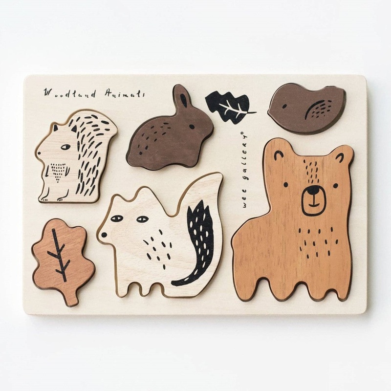 Wooden Tray Puzzle – Woodland Animals