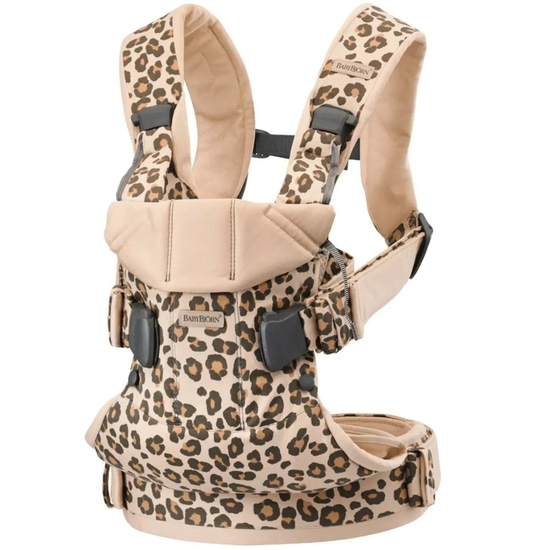 Baby Carrier One, Cotton – Beige Leopard