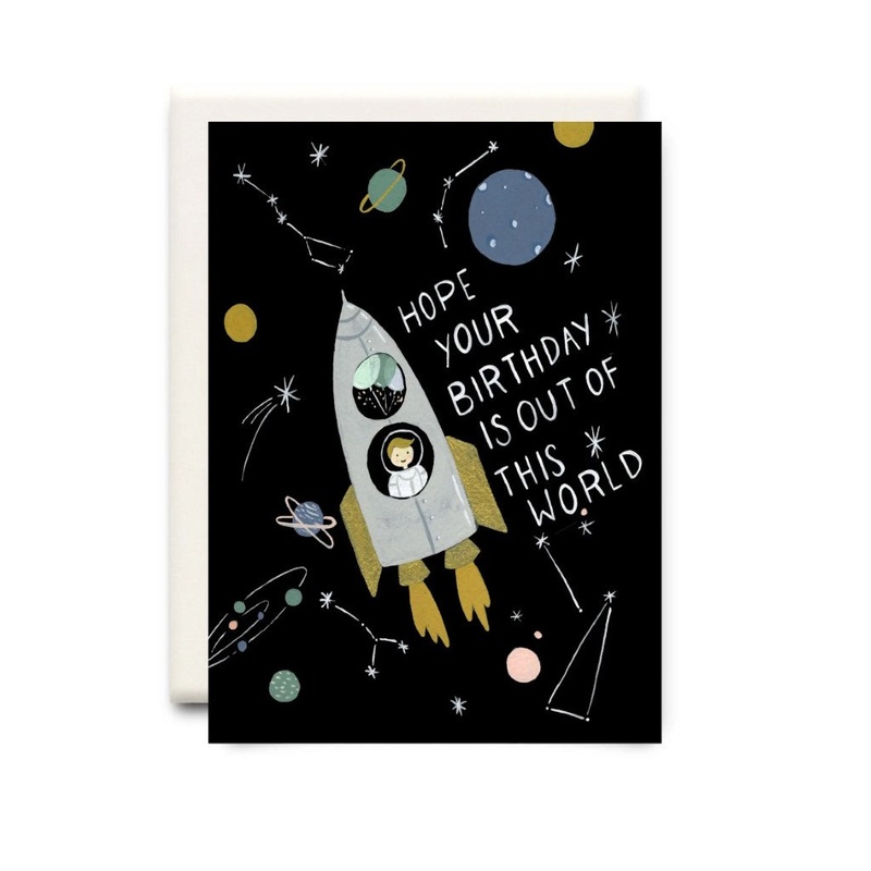 Out of This World Birthday Greeting Card