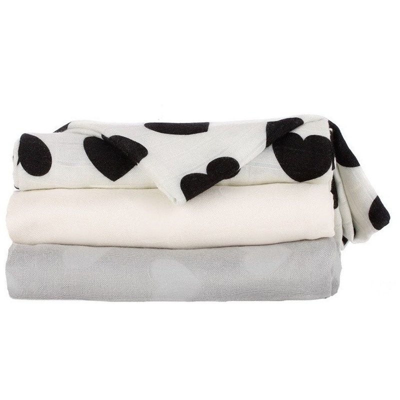 Tula Baby Blanket Set, 3 Pack – Love Noir