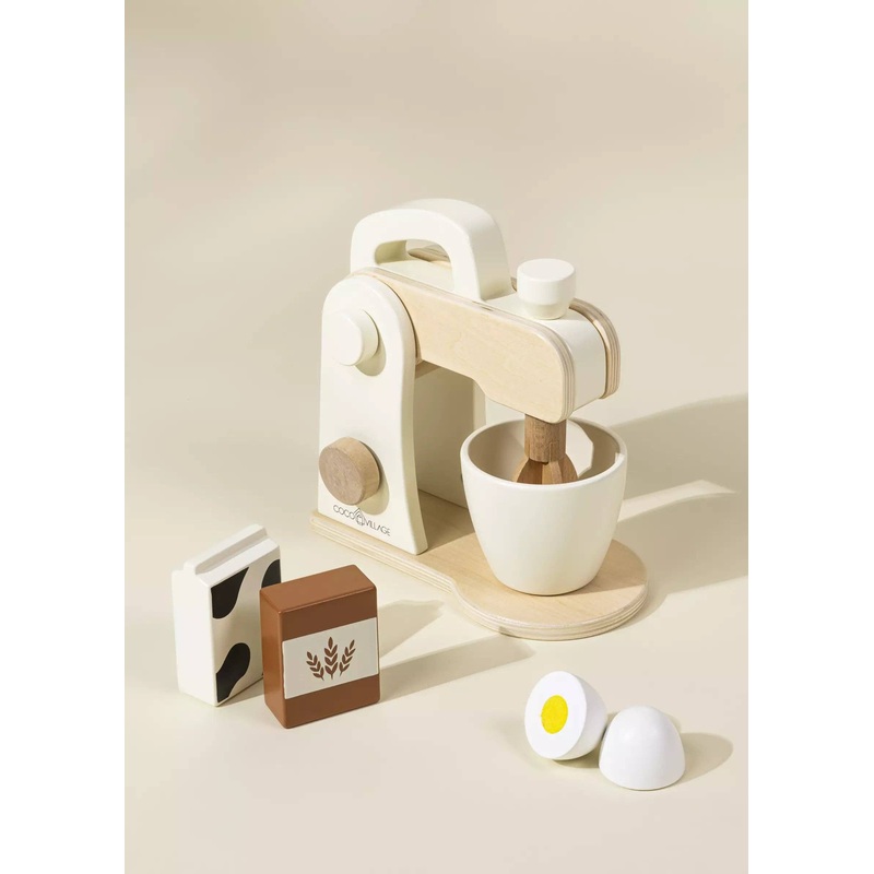Wooden Stand Mixer and Accessories
