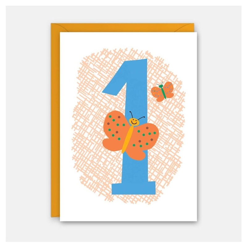 1st Birthday – Numbered Child’s Birthday Card