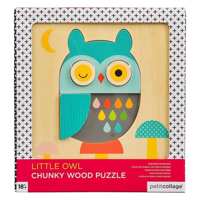 Chunky Wooden Puzzle – Little Owl