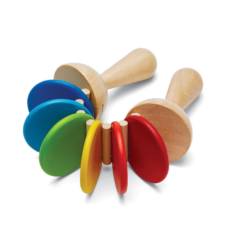 Clatter Wooden Percussion Toy Rainbow