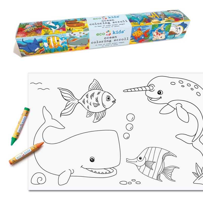 Coloring Scroll – Ocean