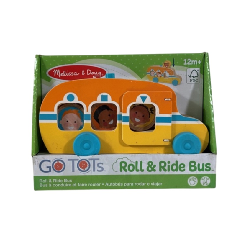 Melissa & Doug GO Tots Roll & Ride Bus