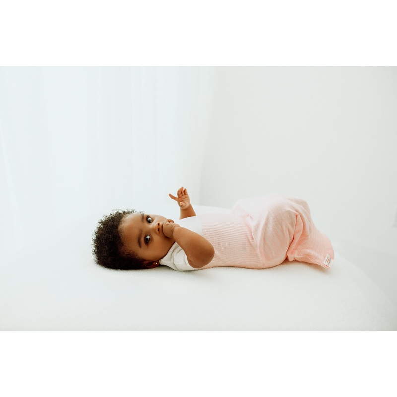 Swaddelini Pink Arms Out Short Sleeve Sleep Sack
