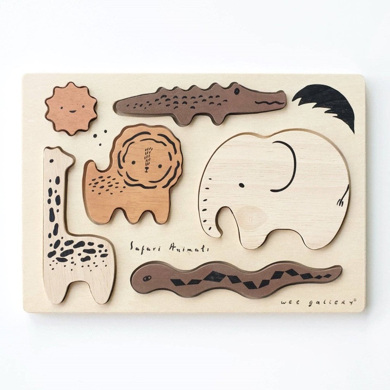 Wooden Tray Puzzle – Safari Animals