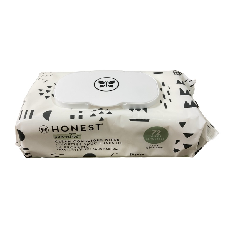 Honest Company Classics Wipes, 72 Count, Pattern Play