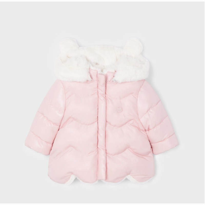 MAYORAL REVERSIBLE FUR JACKET – PINK