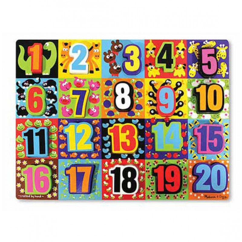 Melissa & Doug Jumbo Numbers Chunky Puzzle