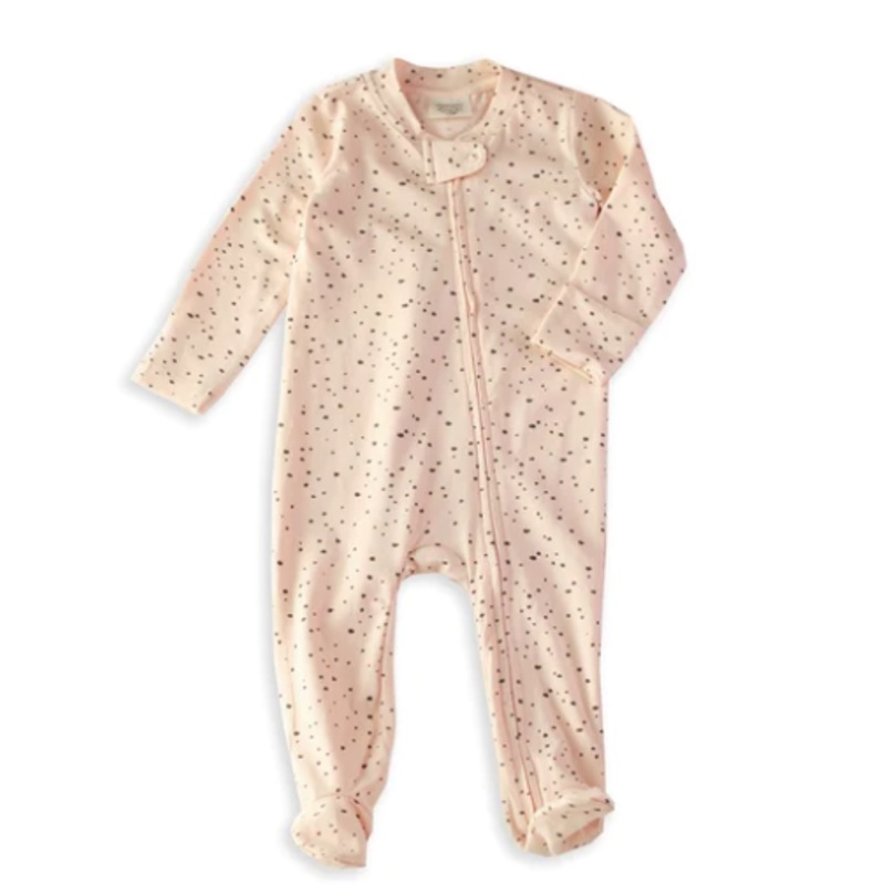 PEBBLE BABY COVERALL ROMPER – BLUSH