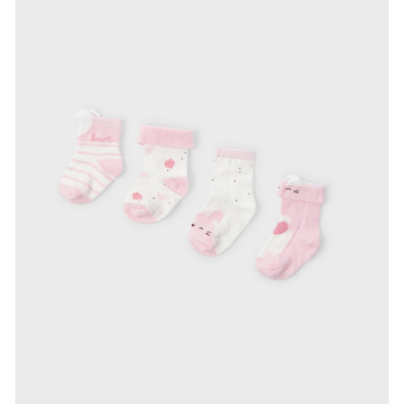 MAYORAL SET OF 4 SOCKS -PINK