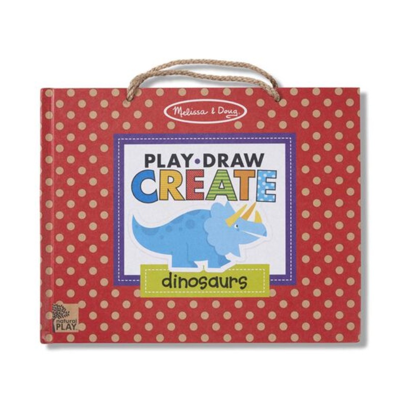 Melissa & Doug PLAY, DRAW, CREATE – DINOSAURS