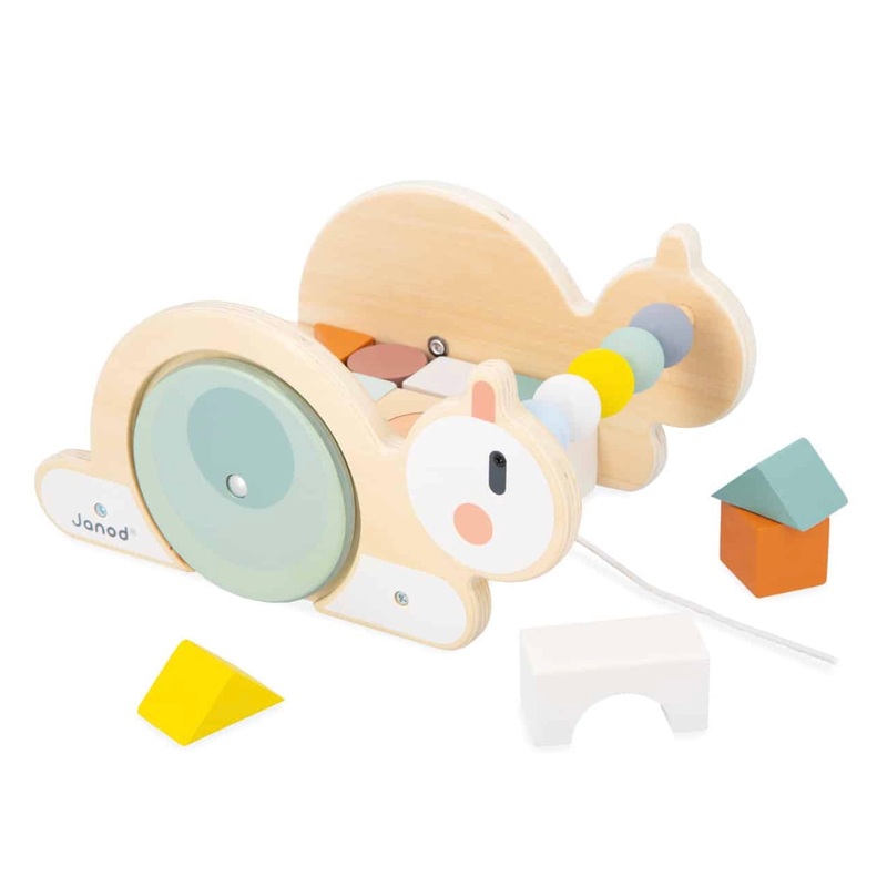 SWEET COCOON PULL ALONG SNAIL CUBE TROLLEY