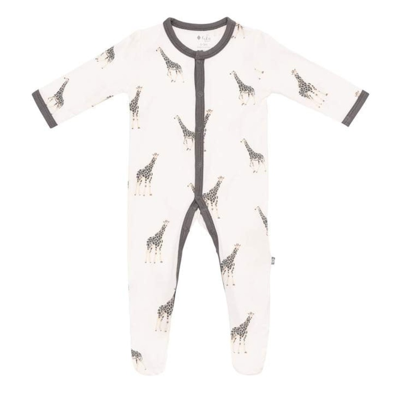 Kyte Baby Giraffe Snap Footie – 6-12 Months