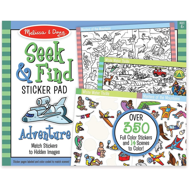 Melissa & Doug SEEK & FIND STICKER PAD – ADVENTURE