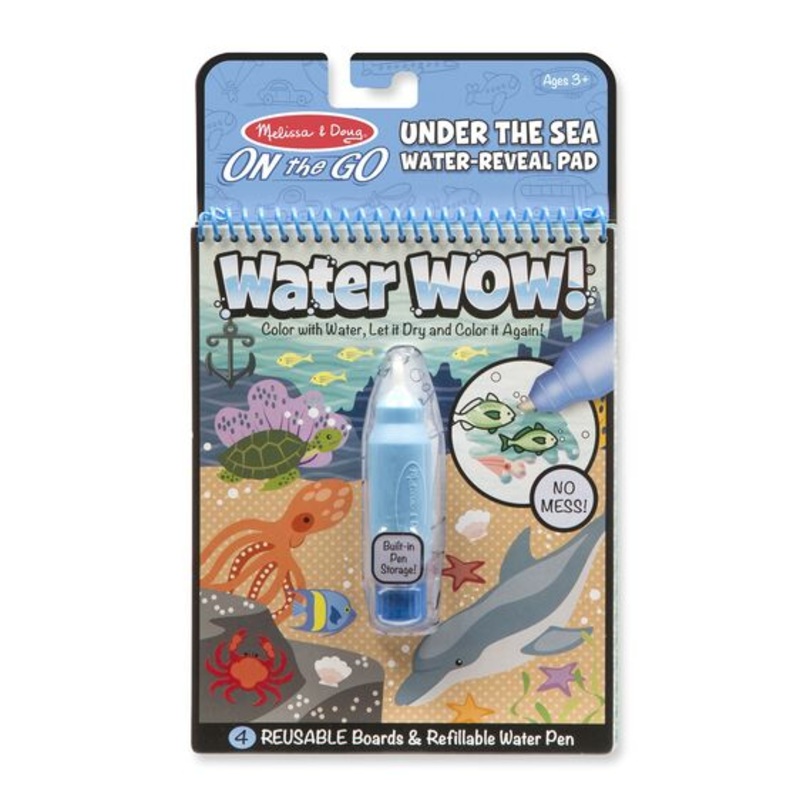 Melissa & Doug  – Water Wow! – Under The Sea Water Reveal Pad – On the Go Travel Activity
