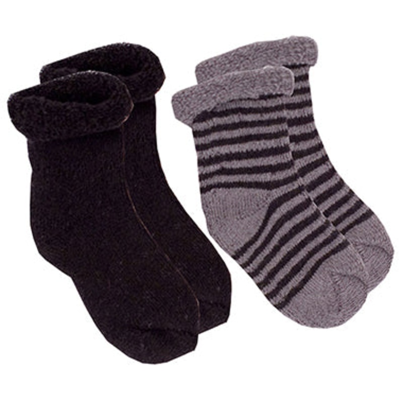 Terry Socks 2 Piece – Black