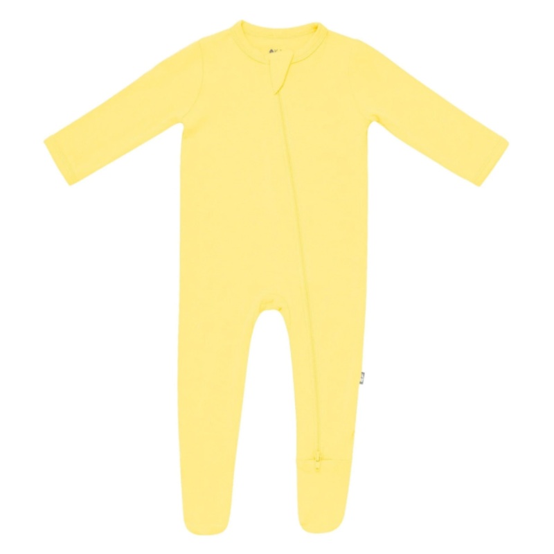 Zippered Footie – Daffodil