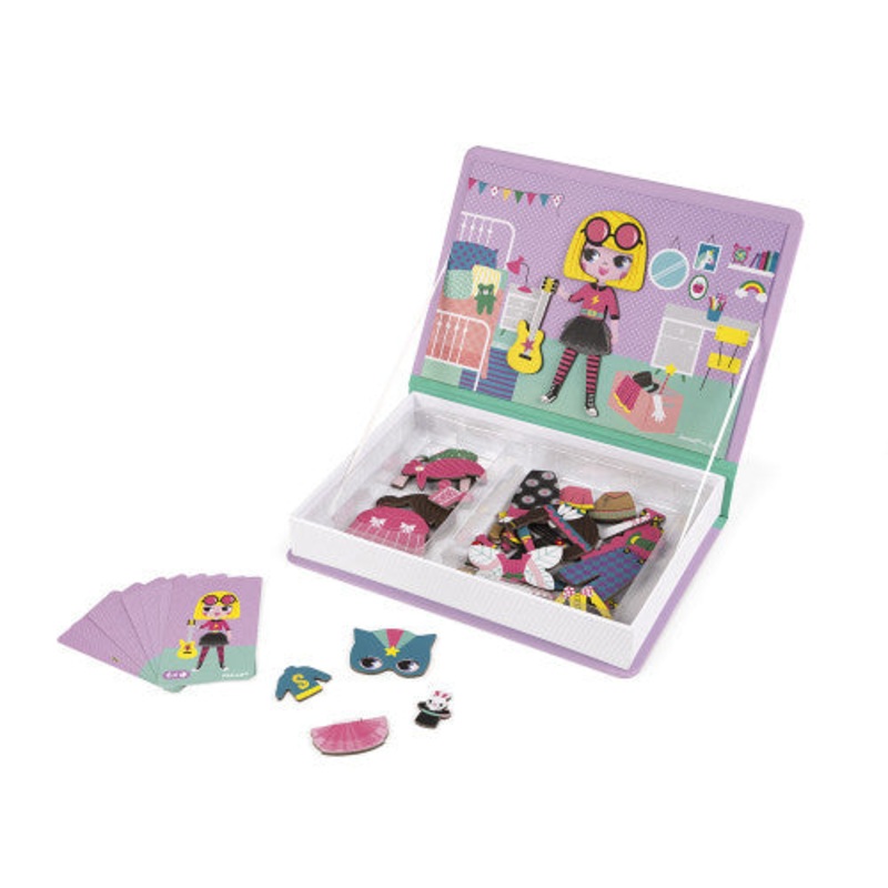 Janod Toys Girl’s Costumes Magneti’book
