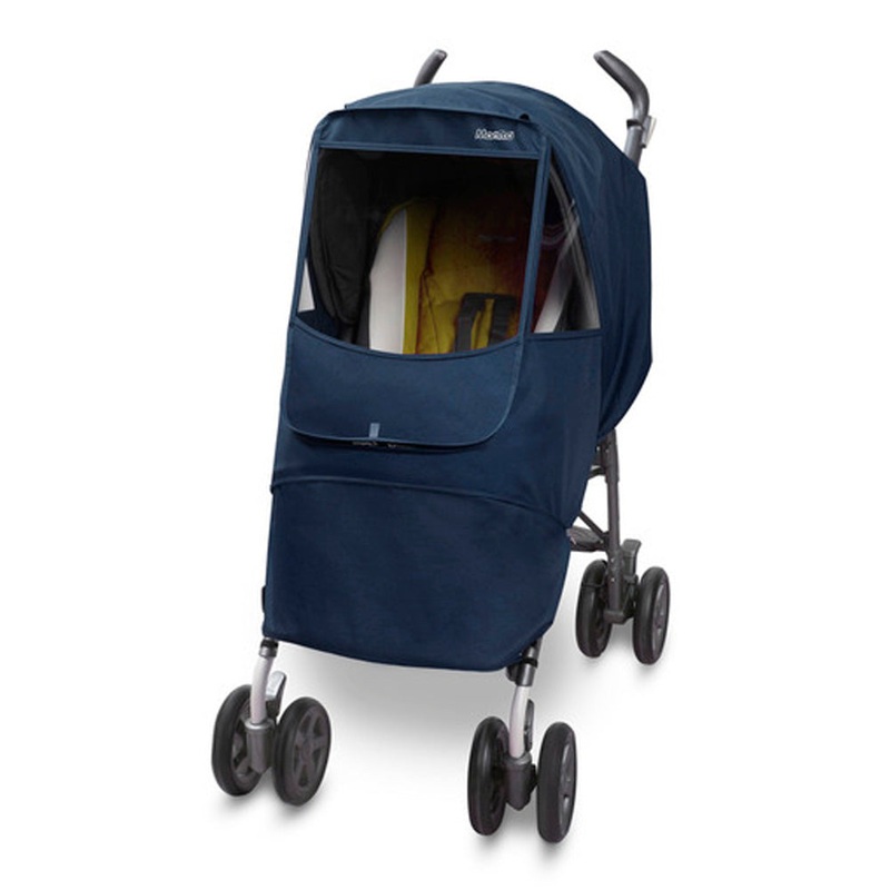 Manito Melange Alpha Stroller Weather Shield – Navy