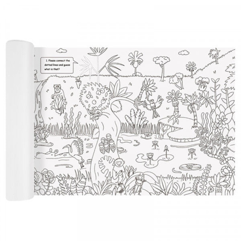 Mideer – Giant Colouring Roll | Jungle