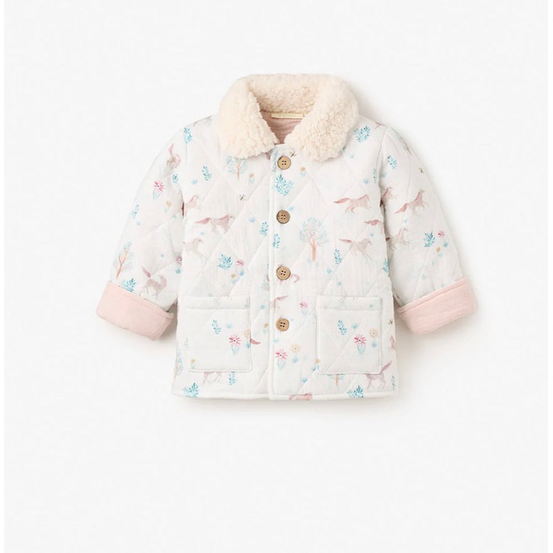 PONY MEADOW ORGANIC MUSLIN QUILTED JACKET