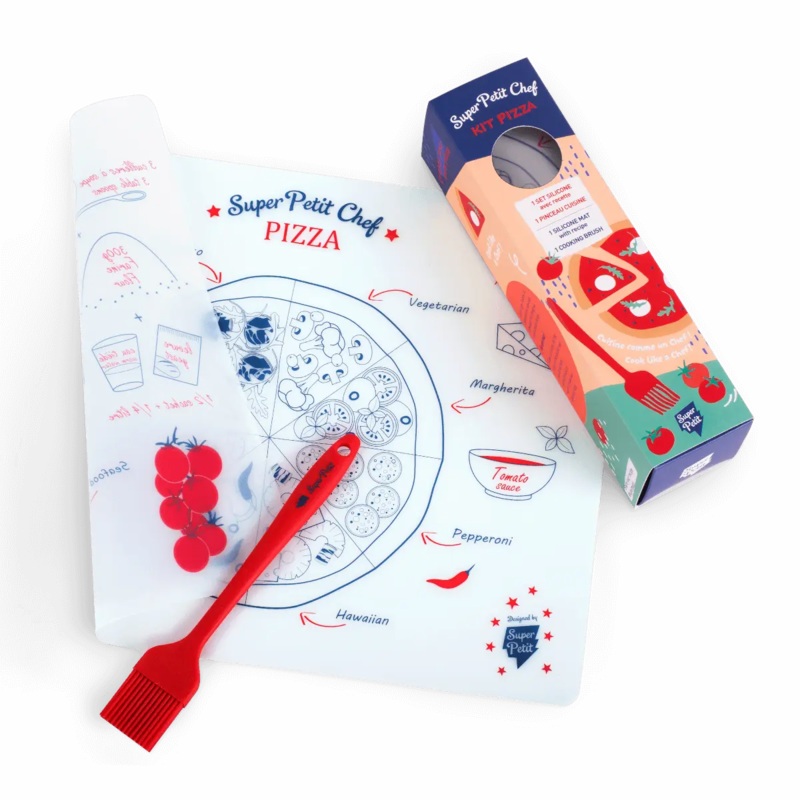 Superpetit – Silicone Placemat Chef Kit – Pizza