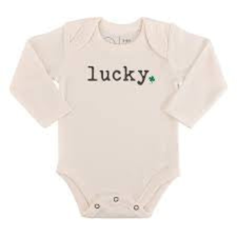 FINN & EMMA LUCKY LONG SLEEVE ONESIE