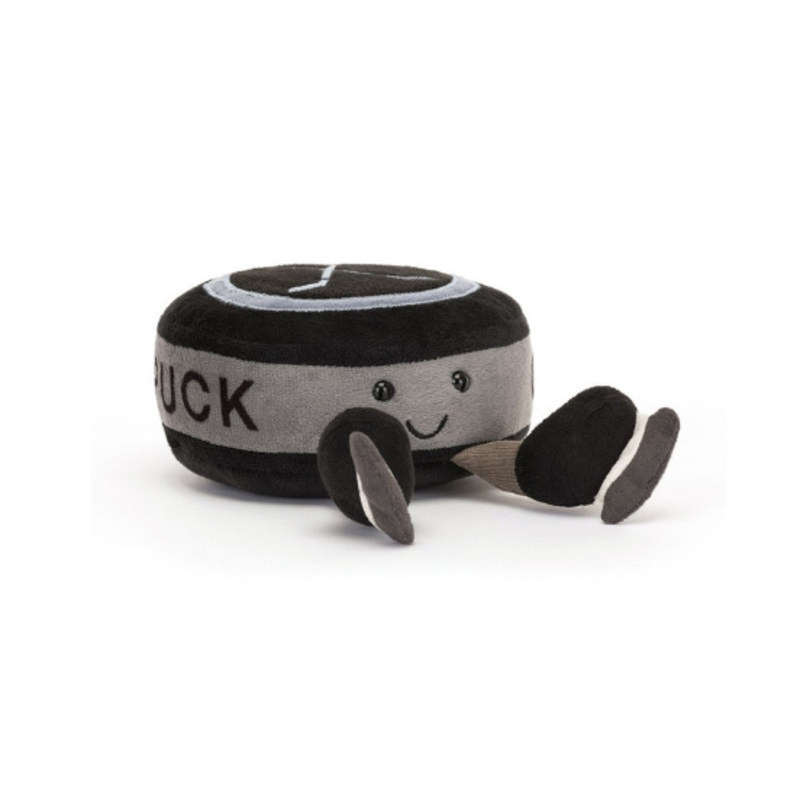 JELLYCAT AMUSEABLES SPORTS ICE HOCKEY PUCK
