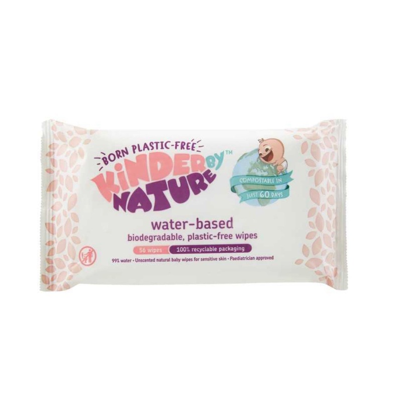 KINDER BY NATURE WATER – BASED BABY WIPES