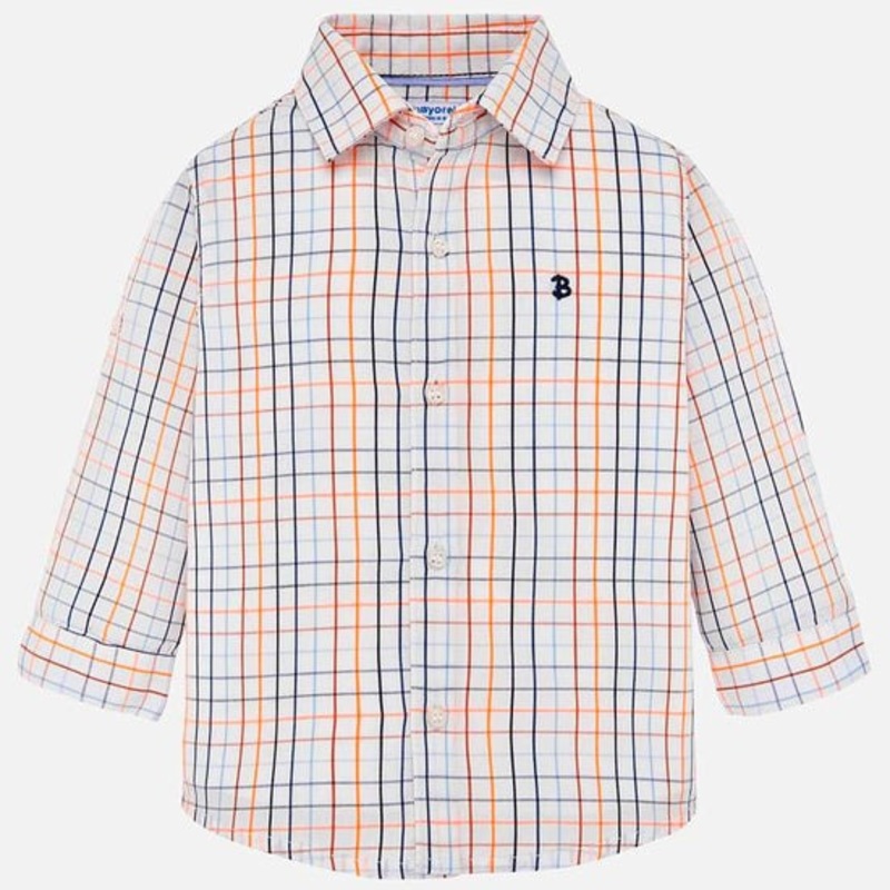 Long-Sleeved Checked Shirt – 24 Months