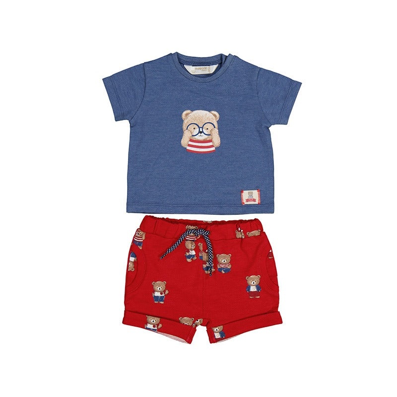 Night Vision 2-Piece Printed Shorts Set