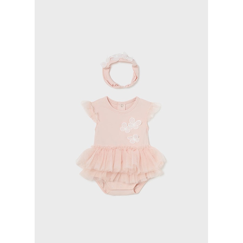 MAYORAL TUTU ROMPER WITH HEADBAND