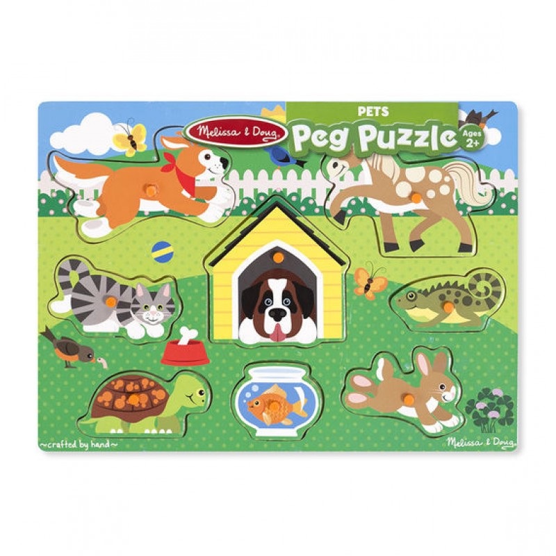 Melissa & Doug PETS PEG PUZZLE