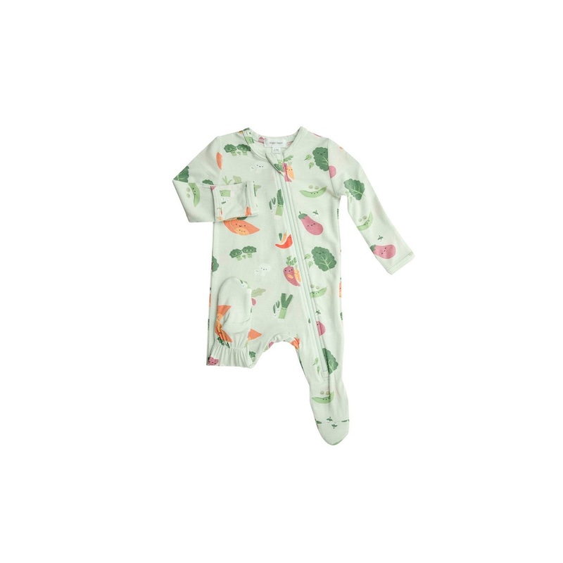 Angel Dear Veggie Family Zipper Footie – 0-3 Months