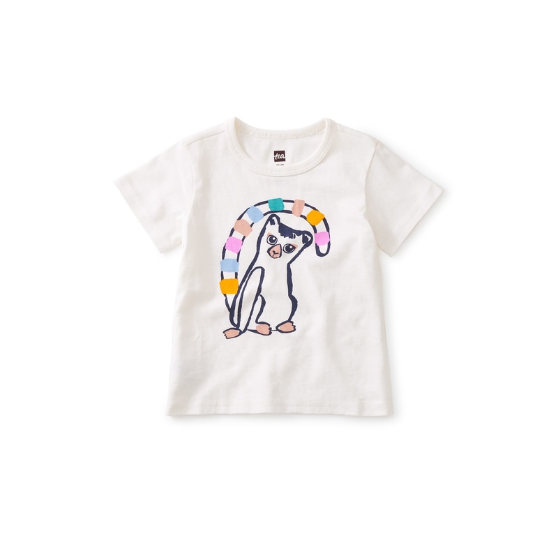 TEA LEMUR RAINBOW BABY GRAPHIC TEE