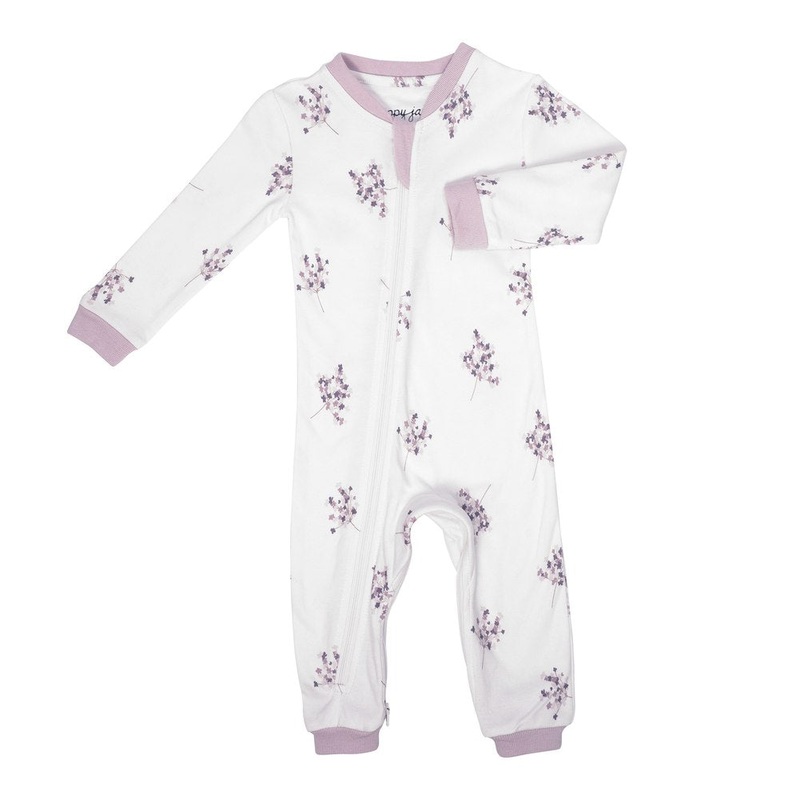 ZippyJamz Organic Cotton Footless Sleeper – Spring Blossom (18-24 Months)