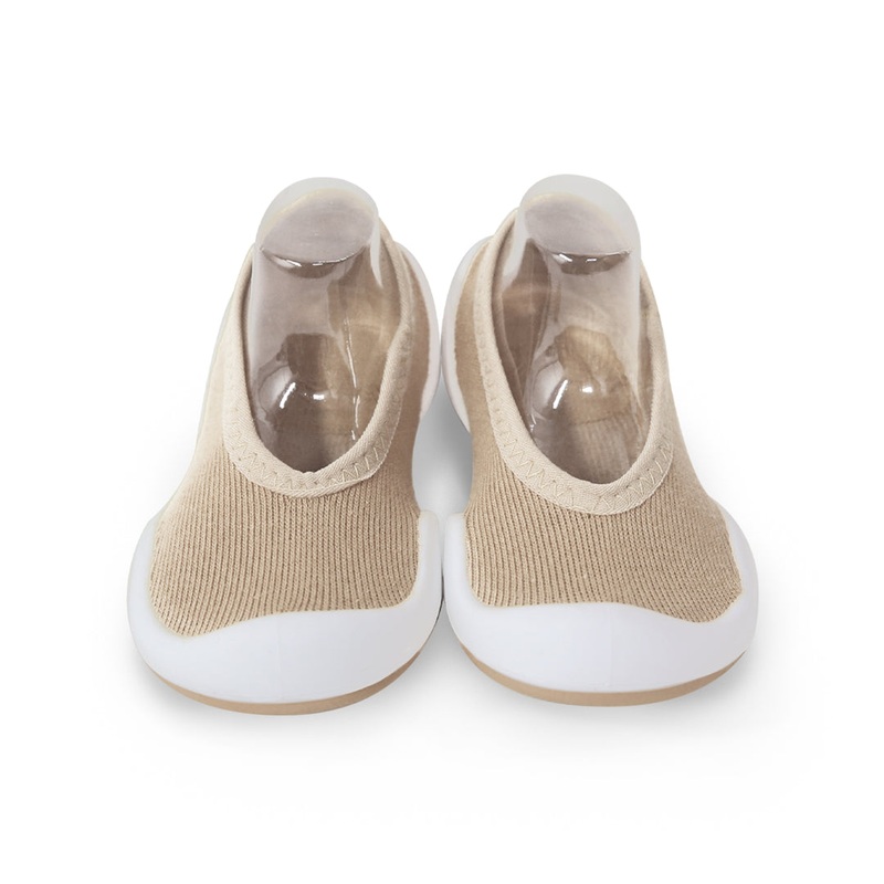 Flat Latte Soft Cotton Sock Shoes