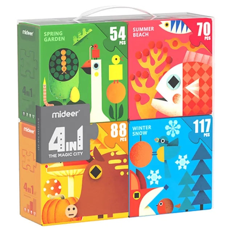 Mideer – 4 in 1 Puzzle | Seasons