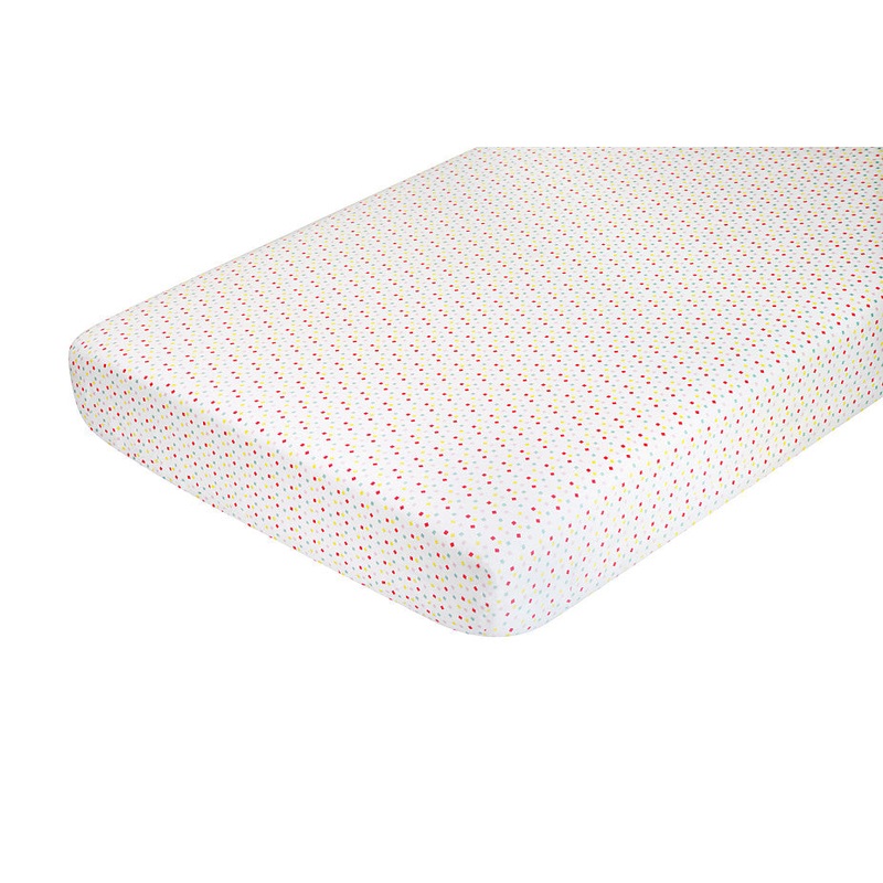 Nursery Works Menagerie Organic Cotton Crib Sheet – Confetti