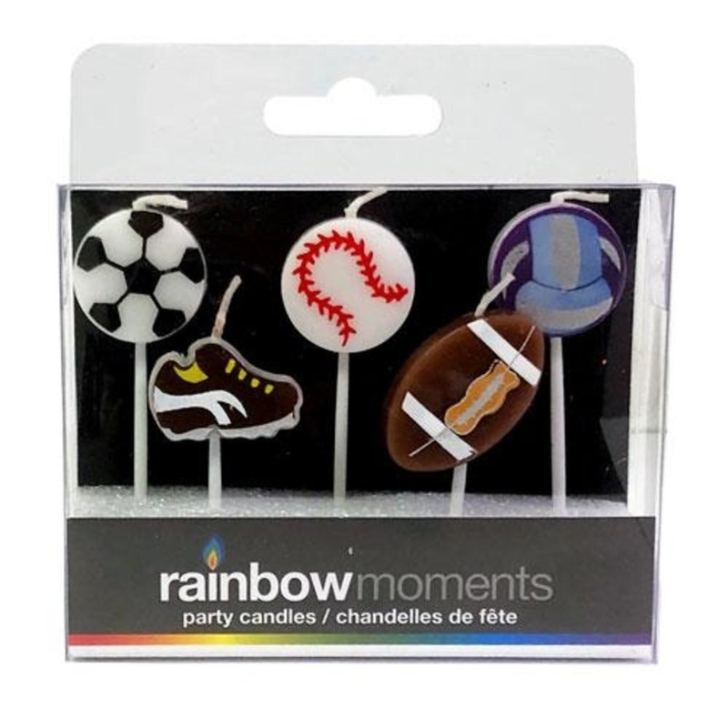Rainbow Moments – Sports Tails Candles | 5 pack