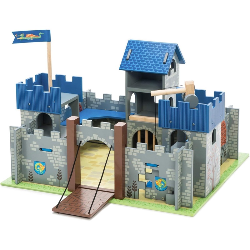 Wooden Excalibur Castle with Drawbridge