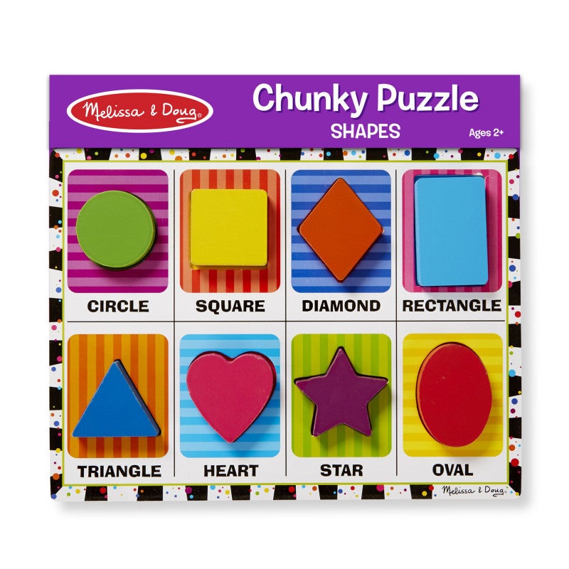 Melissa & Doug SHAPES chunky puzzle