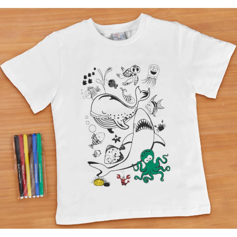 MY FUNNY T-SHIRT COLORING SET